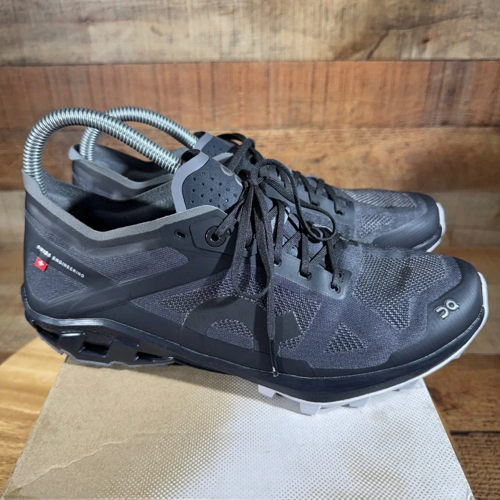 On‎ Running Shoes Womens 8.5 Black Sneakers Cloudventure Peak 3 Trail Hiking